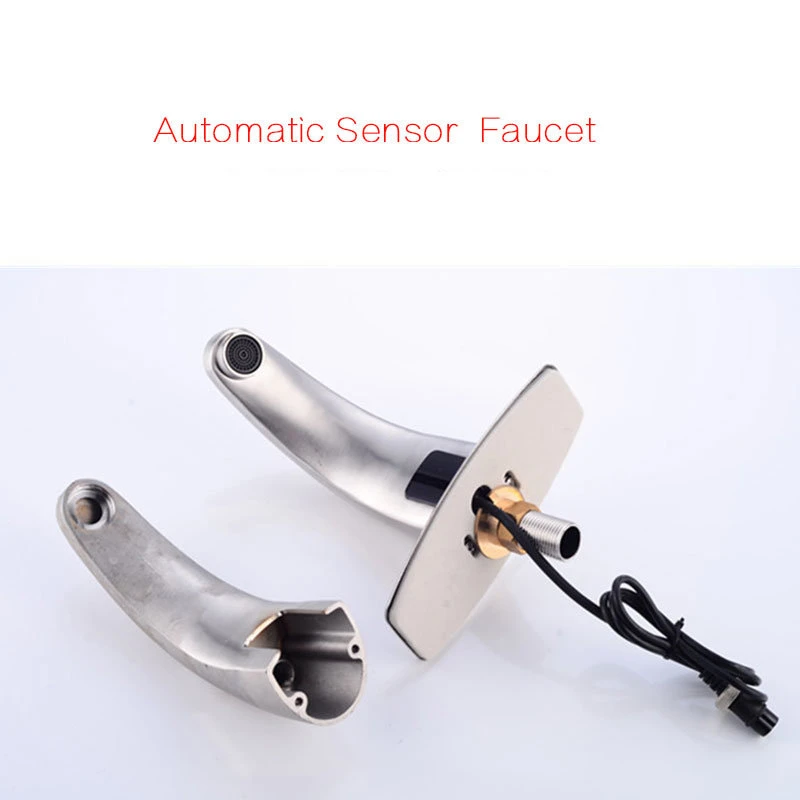 Automatic Sensor Faucet Mixer Touchless Bathroom Kitchen Basin Faucet Battery Power Hot and Cold Water Taps