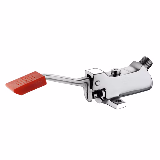 High Quality Water Slow Open Tap Brass Foot Pedal Faucet for Hospital Using