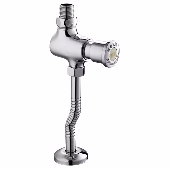High Quality Water Slow Open Tap Brass Foot Pedal Faucet for Hospital Using