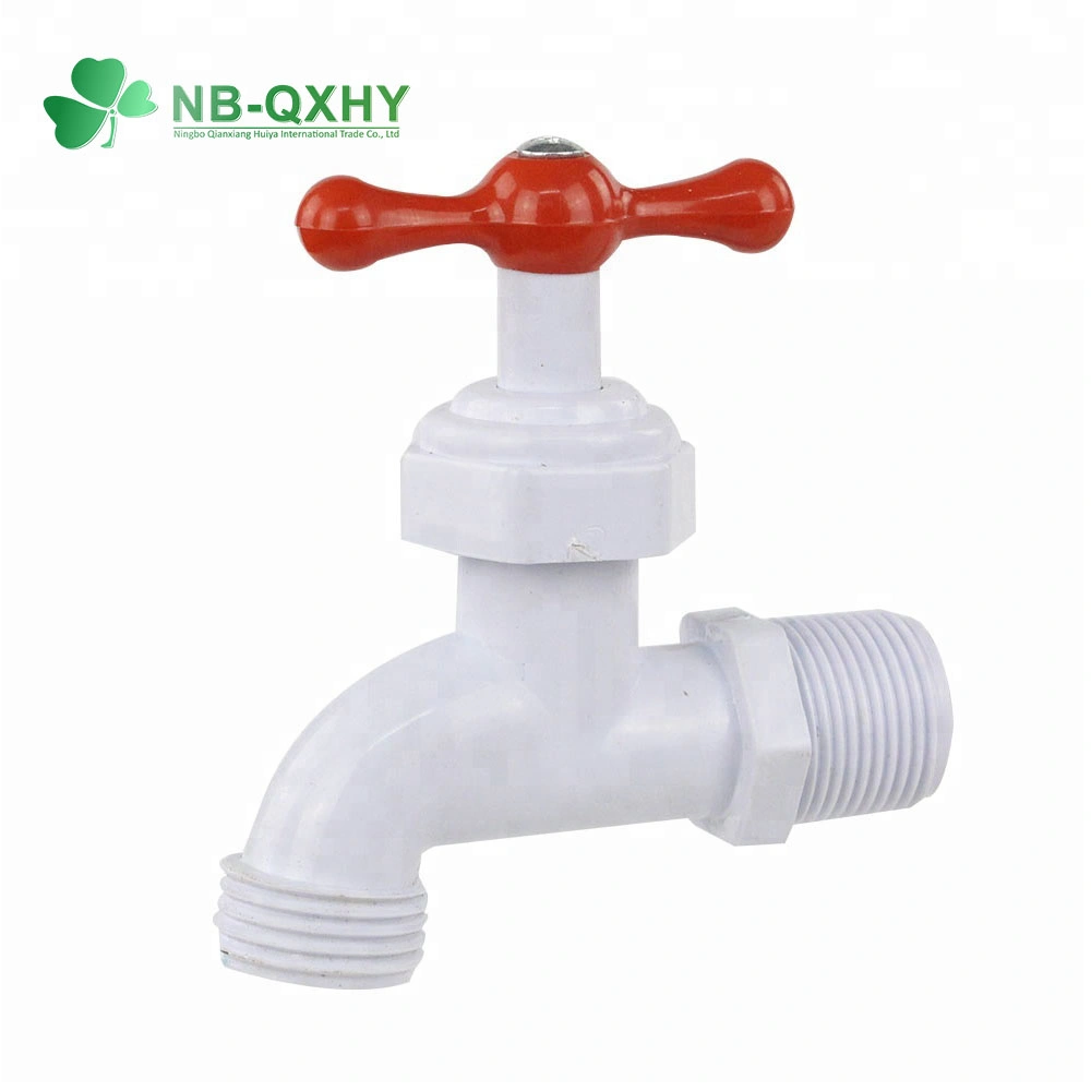 1/2" 3/4 " Inch Plastic PVC Tap Bathroom Kitchen Water Outdoor ABS PP Bibcock Faucet