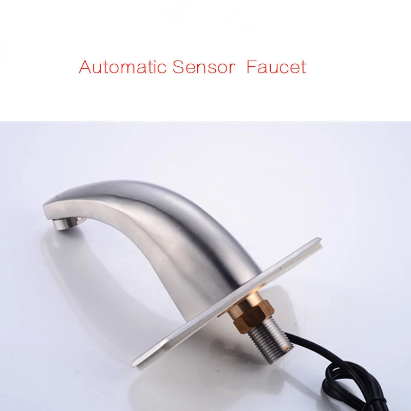 Basin Faucet Infrared Chromed Automatic Saving Water Sensor Bathroom Faucet Mixer Taps