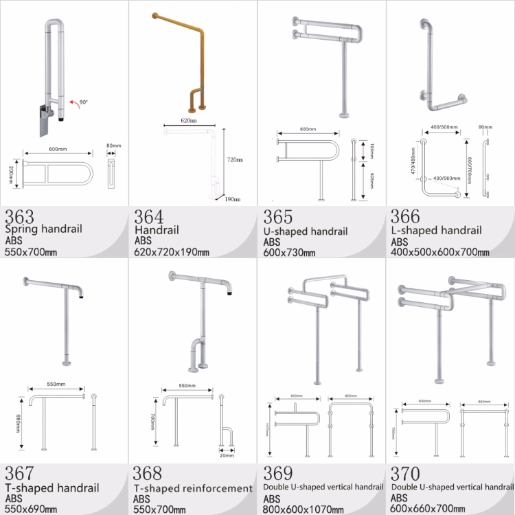 High Quality Bathtub Grab Bar Safety Rail with Stainless Steel