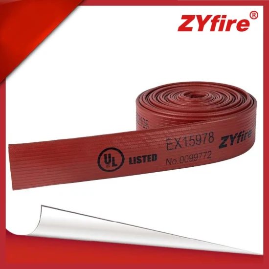 Zyfire cumple con las mangueras flexibles rojas de goma doble listadas en UL19